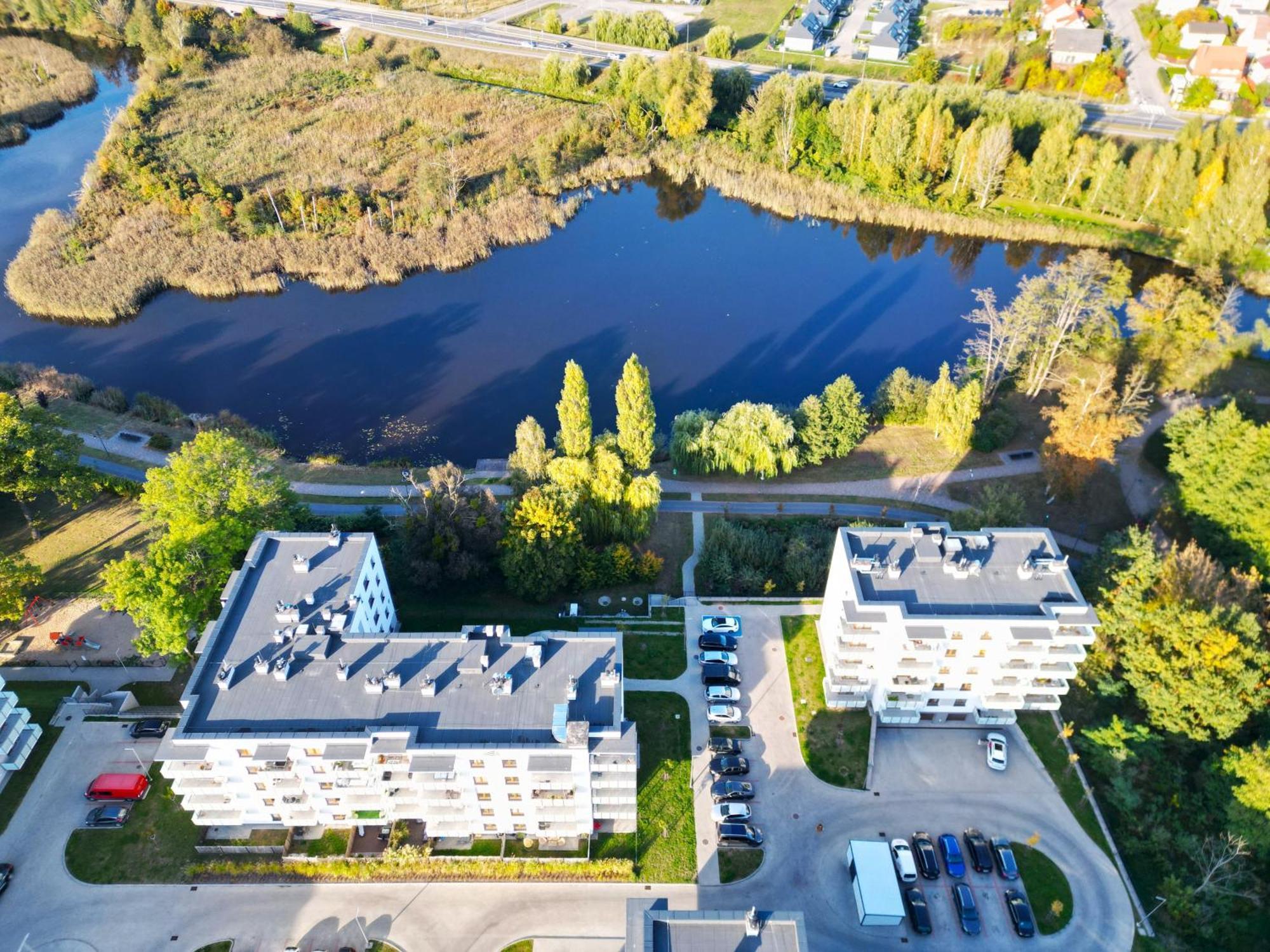 Bella Vista - 3Pok, 5 Lozek, Centrum, Parking, Winda, Widok Na Rzeke, Netflix Ilawa Exterior photo